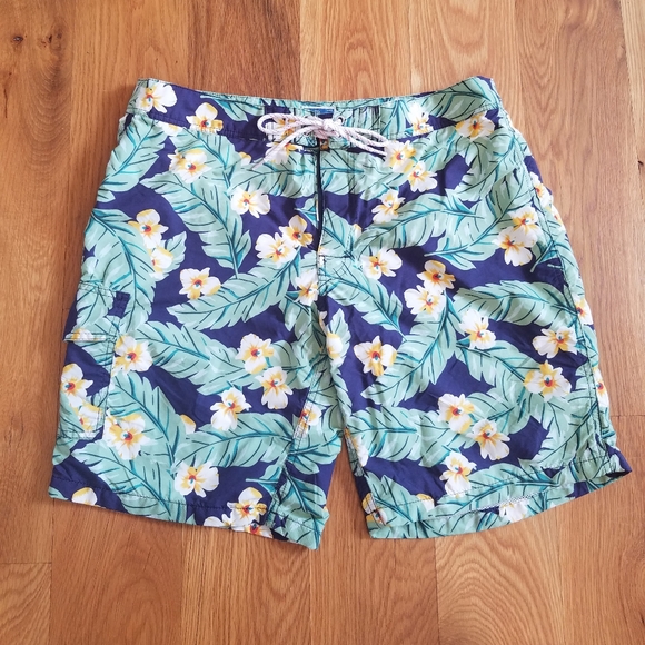J. Crew Other - J. Crew Men's floral swim trunks sz 33